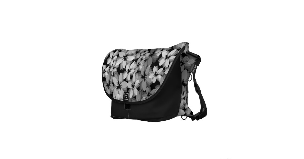 Pretty Flowers Messenger Bag Zazzle