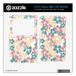 Pretty Flowers Skin For The iPod Classic