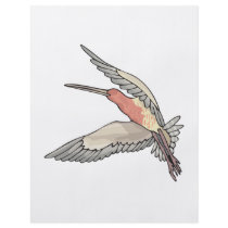 pretty flying hummingbird personalized flyer