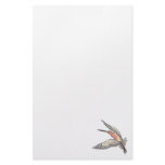 pretty flying hummingbird customized stationery