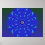 Pretty Fractal Flower Print