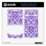 Pretty funky purple vintage art nouveau pattern skins