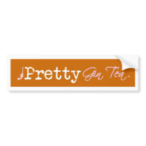 Pretty Gin Tea Bumper Stickers