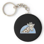pretty giraffe head design key chains