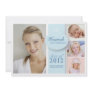 Pretty Girl 4 Photo in Blue Graduation Invitation Pretty Girl 4 Photo in Blue Graduation Invitation