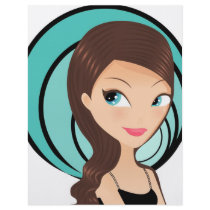 Pretty Girl flyers by Melisende Pretty Girl flyers