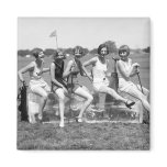 Pretty Girl Golfers, 1920s magnets