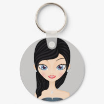 Pretty Girl keychains by Melisende Pretty Girl keychains