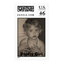 Pretty Girl postage by rednkgrl84 Pretty Girl postage