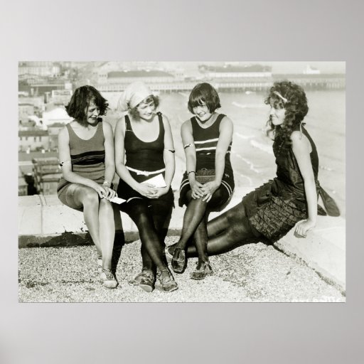 Pretty Girls, 1920s Print