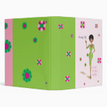 Pretty Girls Pink and Green Binder