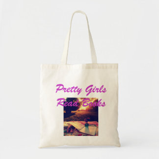 Pretty Girls Read Books Outside Tote Bag Pretty Girls Read Books Outside Tote Bag