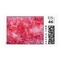 Pretty Girly Fuzzy Fluffy Postage Stamp