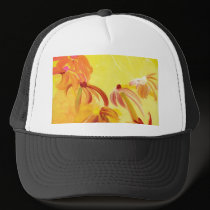 Pretty Handpainted Flowers hats