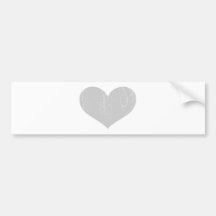 Pretty Hearts Bumper Sticker