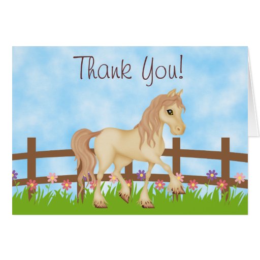 Horse Thank You Cards