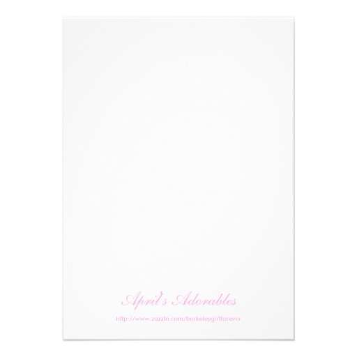 Pretty in Pink Baby Girl Baby Shower Invitations