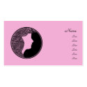 Pretty in Pink business cards