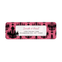 Pretty in Pink Chandeliers Return Address Label