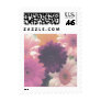 Pretty in Pink Daisy Flower Postage Stamp