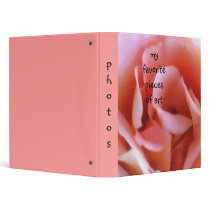 Pretty in Pink in Watercolor Album binders