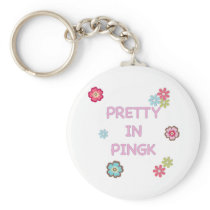 Pretty in Pink Ping Pong Key Chain