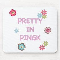 Pretty in Pink Ping Pong Mouse Pads