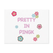 Pretty in Pink Ping Pong Postcard