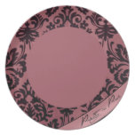Pretty in Pink Dinner Plate