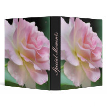 Pretty In Pink rose and meaning 3 Ring Binders