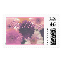 Pretty in Pink Wedding Shower Stamp