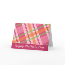 Pretty in Plaid Mother's Day Card