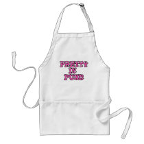 Pretty in Punk Skull Text aprons by doonidesigns Pretty in Punk Skull Text aprons