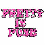 Pretty in Punk Skull Text Cut Outs
