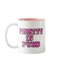 Pretty in Punk Skull Text, Pretty in Punk Skull... mugs by doonidesigns Pretty in Punk Skull Text, Pretty in Punk Skull... mugs