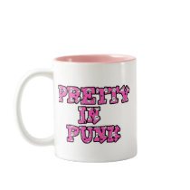 Pretty in Punk Skull Text, Pretty in Punk Skull... mugs by doonidesigns Pretty in Punk Skull Text, Pretty in Punk Skull... mugs