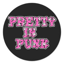 Pretty in Punk Skull Text stickers by doonidesigns Pretty in Punk Skull Text stickers