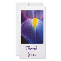 Pretty in Purple Iris Thank You Cards Photo Card