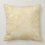 Pretty Ivory Damask Pattern pillows