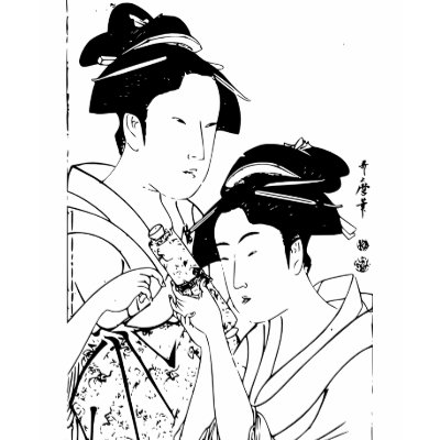 Pretty Japanese Art T Shirt by greenbaby
