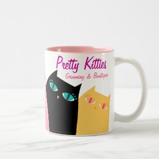 Pretty Kitties Pink Mug