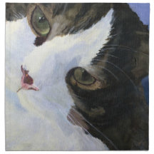 Pretty Kitty Printed Napkins