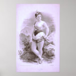 Pretty Lady BURLESQUE Act VAUDEVILLE Poster posters