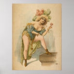 Pretty Lady BURLESQUE Act VAUDEVILLE Poster posters