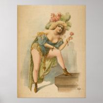 Pretty Lady BURLESQUE Act VAUDEVILLE Poster