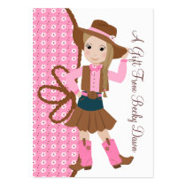 Pretty Lil' Cowgirl Business Card Templates