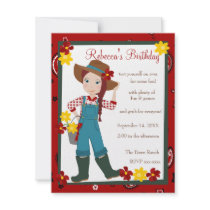 Pretty Lil' Farmer Custom Announcements