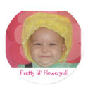 Pretty lil' Flowergirl! stickers by Joeannstar Pretty lil' Flowergirl! stickers