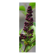 Pretty Lilac Bookmark business cards