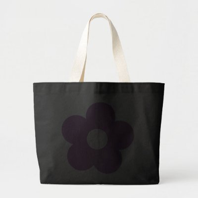 Cartoon Black Flower